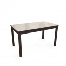 ГРАНД G стол раздвижной Кремовый/Венге